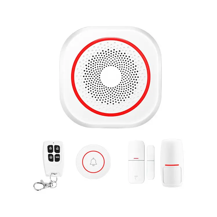 Remote Control Smart Ring Home Security Alarm System With Wifi GSM
