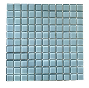 Azulejos de Pared de Alta Calidad <span class=keywords><strong>Kasaro</strong></span>, Color Mixto, Diseño de Parquet, Mosaico de Vidrio Verde para Piscina y Villa de Lujo - Product Image 5