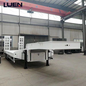 Semirremolque <span class=keywords><strong>de</strong></span> plataforma baja LUEN 2022 <span class=keywords><strong>de</strong></span> 2 ejes y 50 toneladas para transporte <span class=keywords><strong>de</strong></span> contenedores - Product Image 3