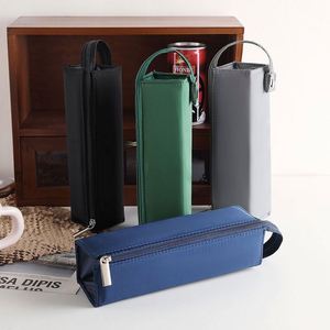 Durable Thick Fabric Stationery Organizer Japanese Style Student Pencil Case for <b>School</b> Storage,Large Capacity Student Pen Pouch - Product Image 2