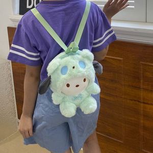 Custom 8-Inch <b>Soft</b> Plush 3D Keychain Doll Kawaii <b>Stuffed</b> <b>Toy</b> with Mini Bag Cute Cartoon Animal Pendant AX Brand for Kids - Product Image 5
