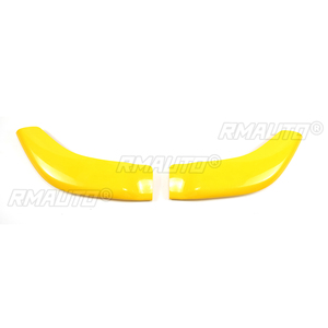 Une paire d'embouts de pare-chocs avant pour Dodge Charger SRT 2011-2014, diffuseur de spoiler jaune, accessoires ABS - Product Image 3