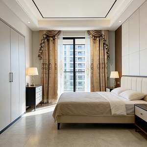 Nuovi <span class=keywords><strong>Design</strong></span> di <span class=keywords><strong>Tende</strong></span> per Ufficio e <span class=keywords><strong>Soggiorno</strong></span>, <span class=keywords><strong>Tende</strong></span> Oscuranti di Lusso con Ricami per Hotel - Product Image 5