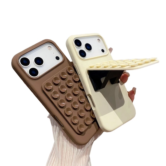 TPU Suction Cup Folding Bracket for iphone 15 Pro Max Phone Case 13 14 16 17 Protective Cover Anti-drop 360 Protection Hot Case