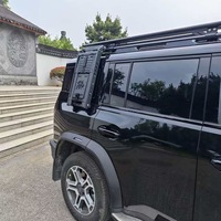 Échelle de toit latérale pliante de luxe en alliage d'aluminium, antidérapante, fixation par vis pour BAIC BJ30, vente en gros d'usine