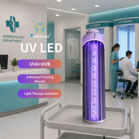 Panneau lumineux LED UVA UVB pour bronzage, AC 110-240V 100W, spectre personnalisable pour cabine de bronzage, supplément de vitamine D