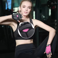 Guantes de Ciclismo Transpirables de Medio Dedo para Hombre y Mujer, Antideslizantes, para Bicicleta, Gimnasio, Pesca, Entrenamiento, Deportes de Verano