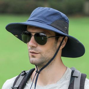 <b>Sun</b> <b>Men</b> Women Waterproof Wide Birm Bucket Protection Boonie <b>Hat</b> Tiene Heeft Kappe for Fishing Hiking Garden Beach - Product Image 4