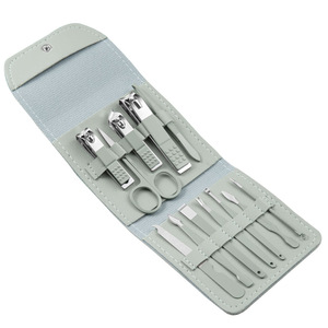 Manicure Pedicure Set 12 Piece Stainless Steel Portable Kit For Hand Foot Care - Product Image 5