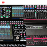 Console de mixage audio numérique professionnelle 38 canaux, basée sur Linux, en métal, modèle PM-32