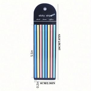 Transparent 160-Page Self-Adhesive PET Sticky Notes Self-Reading Annotation Books Notepad <b>Bookmarks</b> Index Tabs Loose Leaf - Product Image 2