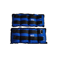 Juego de Pesas Ajustables para Tobillos, para Gimnasio y Deportes, 1 Par, 1-6 kg, Correas de Peso para Piernas, Muñecas y Tobillos, para Hombres