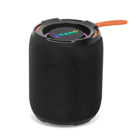 Speaker BT Portabel Nirkabel Tahan Air IPX4 Lampu LED RGB Suara Stereo 5W Mikrofon Terintegrasi untuk Perjalanan Pantai Berkemah