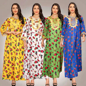 Ab085 Dubai ropa de mujer poliéster transpirable Abaya para boda para invierno verano otoño primavera para Mujeres Musulmanas - Product Image 3