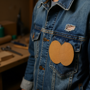 Patch ILAN 9,5X14cm Colore Tostado 2 Pezzi Per Riparazione Abbigliamento - Product Image 3