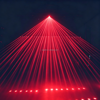 Barre de lumière laser mobile professionnelle à 6 têtes, projecteur laser RGB 3-en-1 avec son pour la location d'événements, de soirées, de clubs et de KTV