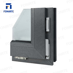 Cửa sổ và cửa ra vào khung <span class=keywords><strong>ISO</strong></span> tiêu chuẩn uPVC cửa sổ và cửa ra vào nhựa PVC ngang hiện đại căn hộ trượt Windproof đời - Product Image 5