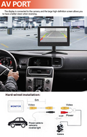 Moniteur HDMI Portable 1080p 7 Pouces Mini Industriel IPS LCD TFT Quad Écran pour Voiture, Bus, Camion, PC et Raspberry Pi