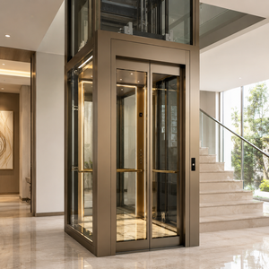 Ascenseur domestique pour 2 étages - Montes-escaliers compacts, ascenseur intelligent pour l'intérieur et l'extérieur avec moteur à traction - Product Image 2