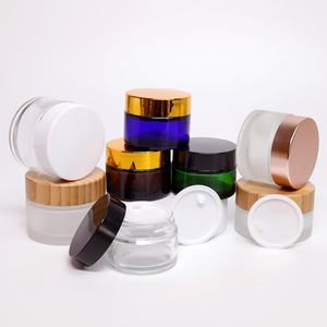 Prix d'usine – Pots en verre vides 5G 10G 20G 30G 50G 100G – Bouteilles et pots cosmétiques en verre dépoli transparent avec couvercles pour crème visage - Product Image 3