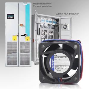 Ventilador Axial Compacto ebmpapst 414J 24V DC 40x40x25.4mm 11.4 CFM 0.1A para Gabinete, Refrigeración para Convertidor de Frecuencia Siemens 414JR - Product Image 4