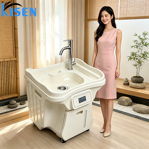 Évier portable KISEN pour lavage des mains avec réservoir d'eau et chauffe-eau pour la restauration en plein air, les salons et les hôtels – Sans plomberie - Product Image 4