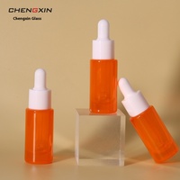 Flacon compte-gouttes en verre personnalisé en forme de macaron avec bouchon à vis, flacon de luxe de haute qualité pour cosmétiques, crème pour le visage, masque facial