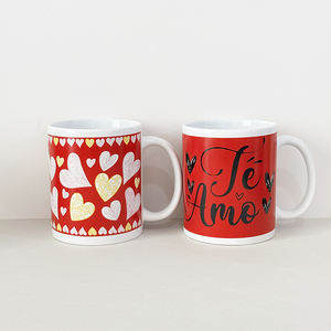 Taza <span class=keywords><strong>de</strong></span> Cerámica <span class=keywords><strong>de</strong></span> San Valentín con Diseño <span class=keywords><strong>de</strong></span> Anime, Taza Creativa con Forma Irregular para Agua - Product Image 3