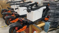 Trottinette électrique pliable XFY avec logo personnalisé, démarrage sans clé NFC, écran LED 10 pouces, taille plus, pour adultes, double moteur, étanche