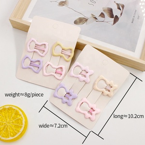 <span class=keywords><strong>Yane</strong></span> nouveauté 4 pièces ensemble épingle à cheveux forme d'étoile BB broche bébé enfants accessoires de cheveux - Product Image 2