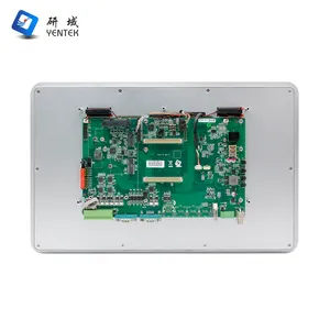 15.6 Inch Capacitive Touch Screen PC Dual Lan Intel J1900 I3 I5 I7 Embedded Industrial All In 1 PC Fanless Industrial Panel PC