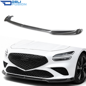 สปอยเลอร์กันชนหน้าคาร์บอนไฟเบอร์ทรง DLF สำหรับรถยนต์ Genesis G70 Facelift ปี 2022 ชุดแต่งภายนอกตัวถังรถยนต์ - Product Image 1