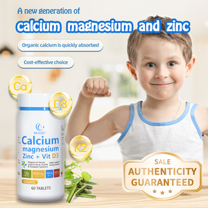 DUOZI OEM Compresse di Zinco, <span class=keywords><strong>Vitamina</strong></span> <span class=keywords><strong>D3</strong></span>, Calcio e Magnesio, 60 Pezzi, per Bambini e Adulti, Migliora Densità Ossea, Immunità e Crescita - Product Image 3