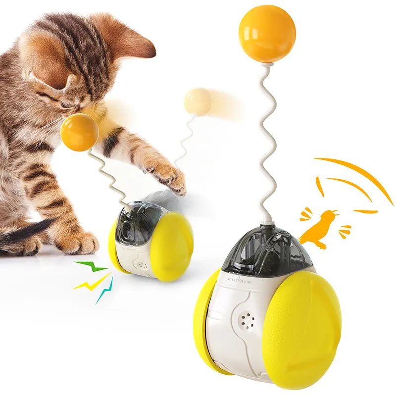 Hot Sale Pet Cat Toys Swing Tumbler Kitten Cat Catnip Ball Plastic Speelspeelgoed Huisdierenproducten