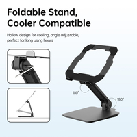 Nouveau support pliable en alliage d'aluminium pour tablette PC, support de jeu pour ordinateur portable, support de refroidissement creux pour iPad