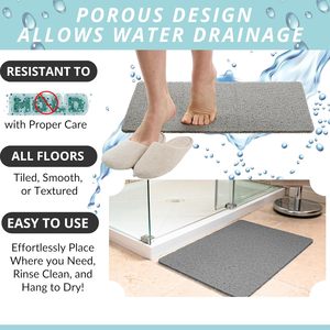 Tapis de salle de bain antidérapant en caoutchouc et loofah, fait main, anti-poussière, imperméable, doux, réversible, adapté aux animaux domestiques, pour la maison et l'hôtel - Vente chaude - Product Image 4