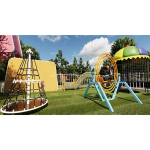 Hanlin-Parque de atracciones al aire libre, parque de juegos de escalada, parque de atracciones al aire libre personalizado para niños