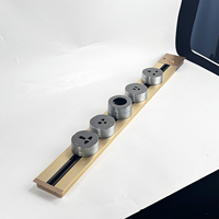 Prise murale intelligente en aluminium à 3 sorties Multifonction Smart Home Power Rail Fashion Plug Modern Domotique