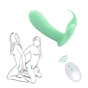 Volwassen Erotische Onzichtbare Wearable Draadloze Afstandsbediening Dildo G Spot Vlinder Vibrerende Slipje Vibrator Sex Toys