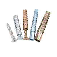Vis d'expansion à denture en fer pour fixation murale, idéale pour la réparation de trous dans les briques poreuses et les briques légères en mousse.