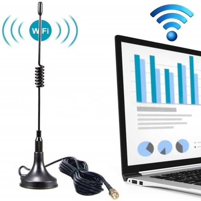 433MHz 5dBi Omni Magnetic Base Communication Antenna RF Small Suction Cup Antenna for Smart Home Internet Wireless Meter Reading