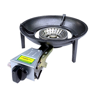 고출력 3808w 압전 점화 바이오 가스 스토브 1 버너 주방 가전 버너 - Product Image 1