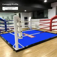 Ring de boxe sur pied en PU standard pour arts martiaux mixtes (Sanda) et combat libre