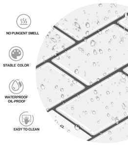 Upgrade mosaico Backsplash adesivo Wall Tile 12*12 pollici Peel and Stick Wall Tile <span class=keywords><strong>cucina</strong></span> bagno - Product Image 3