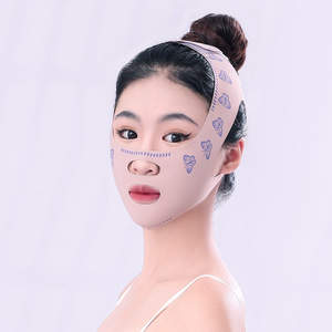 Ademend kaaklijn oefenapparaat voor liftend en verstevigend effect, voorkomt verslapping, luxe cadeau voor vrouwen, V-lijn kin gezichtsband masker - Product Image 4