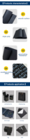 Papier cartonné noir de qualité supérieure, 100% pulpe vierge, qualité alimentaire, résistant à la graisse, pour impression offset, emballage cadeau