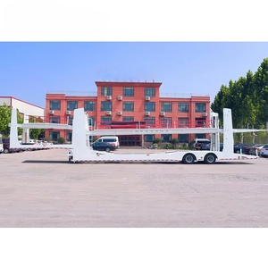 Bon <span class=keywords><strong>prix</strong></span> Remorques de <span class=keywords><strong>voiture</strong></span> à suspension pneumatique à levage hydraulique <span class=keywords><strong>Remorque</strong></span> de <span class=keywords><strong>voiture</strong></span> à 2 essieux à vendre - Product Image 5