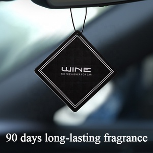 Regalo promozionale a buon mercato deodorante <span class=keywords><strong>per</strong></span> <span class=keywords><strong>auto</strong></span> <span class=keywords><strong>personalizzato</strong></span> Logo carta appesa con sacchetto di plastica sigillata Opp fragranza ciondolo di lunga durata - Product Image 4