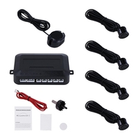 Capteur de stationnement Kit de stationnement de voiture Buzzer 4 capteurs de recul Radar alerte sonore système de sonde