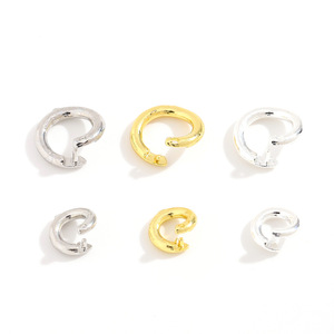 Nantong Half Moon Clasp Gold Plated <b>Copper</b> Jewelry Findings For <b>Bracelet</b> Making DIY Accessories Middle Size - Product Image 5
